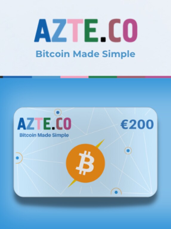 Azteco Bitcoin Lightning Voucher 200 EUR - Azteco Key - GLOBAL - 1
