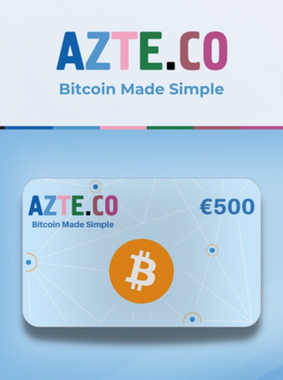 Azteco Bitcoin On-Chain Voucher 500 EUR - Azteco Key - GLOBAL - 1