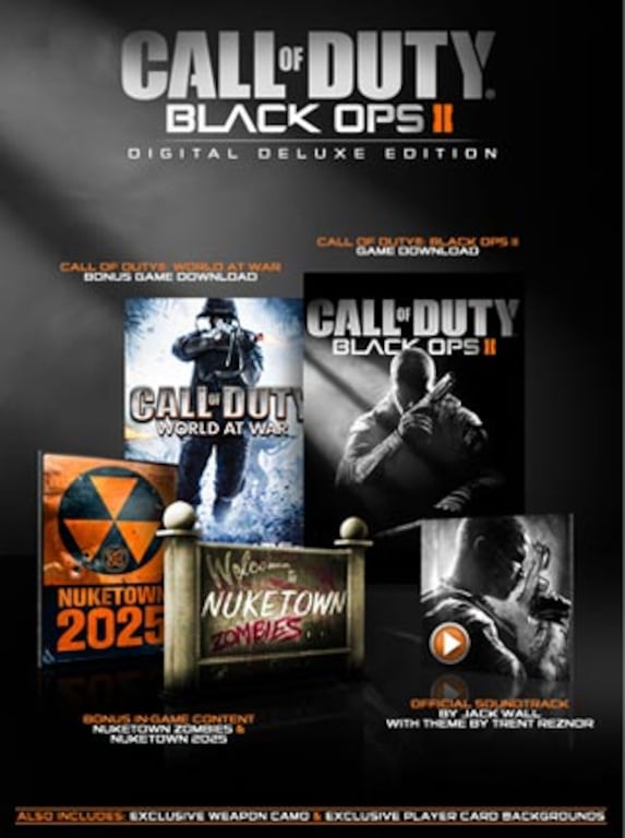 Buy Call of Duty Black Ops II Digital Deluxe Edition (PC) Steam Gift EUROPE Cheap