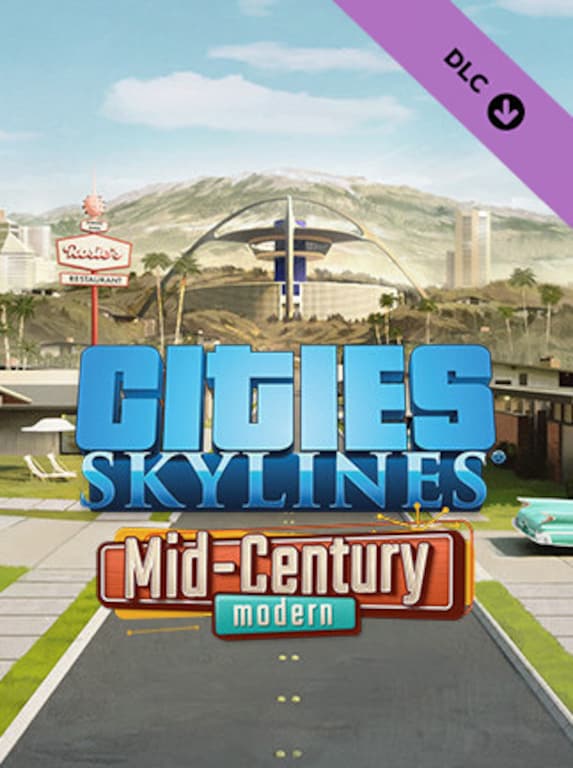 Cities: Skylines - Content Creator Pack: Mid-Century Modern (PC) - Steam Key - GLOBAL - 1