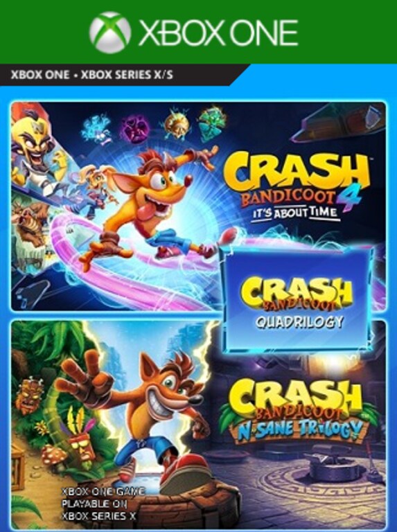 Vaderlijk pit naakt Buy Crash Bandicoot - Quadrilogy Bundle (Xbox One) - Xbox Live Key - UNITED  STATES - Cheap - G2A.COM!