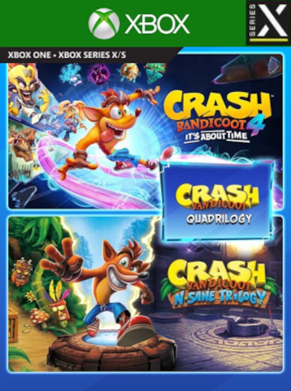 Crash Bandicoot - Quadrilogy Bundle (Xbox Series X/S) - Xbox Live Key - ARGENTINA - 1