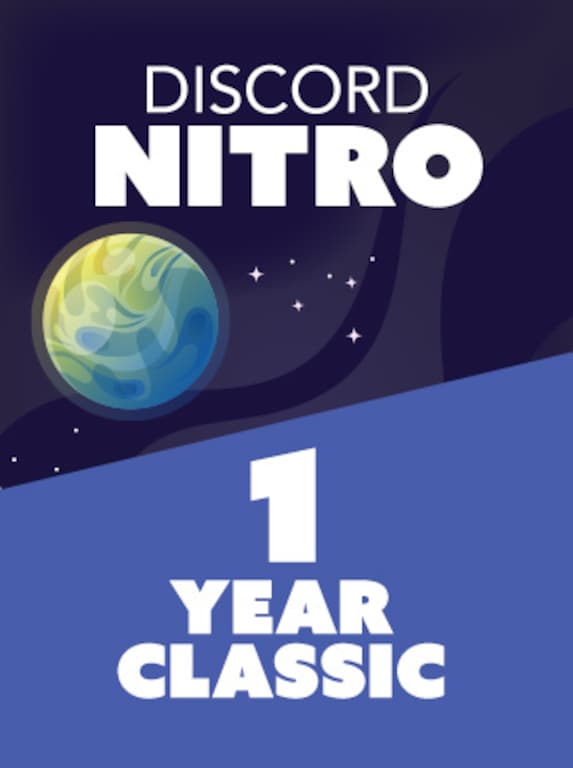 Discord Nitro Classic 1 Year - Discord Key - GLOBAL - 1