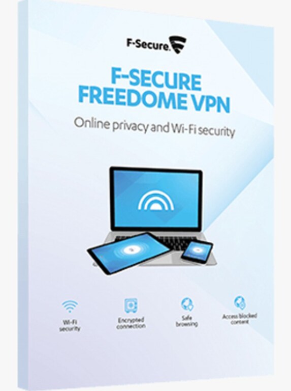 F‑Secure FREEDOME VPN (1 Device, 1 Year) - F-Secure Key - EUROPE - 1