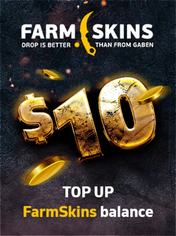 Farmskins Wallet Card 10 USD - FARMSKINS.COM Key - GLOBAL - 1