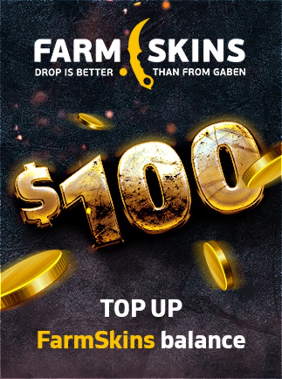 Farmskins Wallet Card 100 USD - FARMSKINS.COM Key - GLOBAL - 1