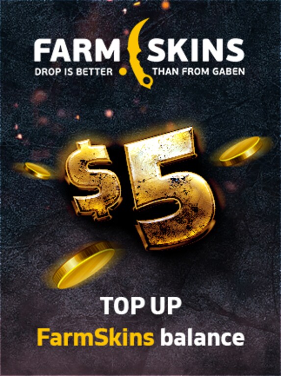 Farmskins Wallet Card 5 USD - FARMSKINS.COM Key - GLOBAL - 1