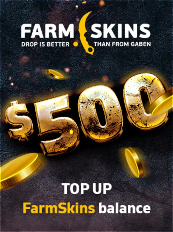 Farmskins Wallet Card 500 USD - FARMSKINS.COM Key - GLOBAL - 1