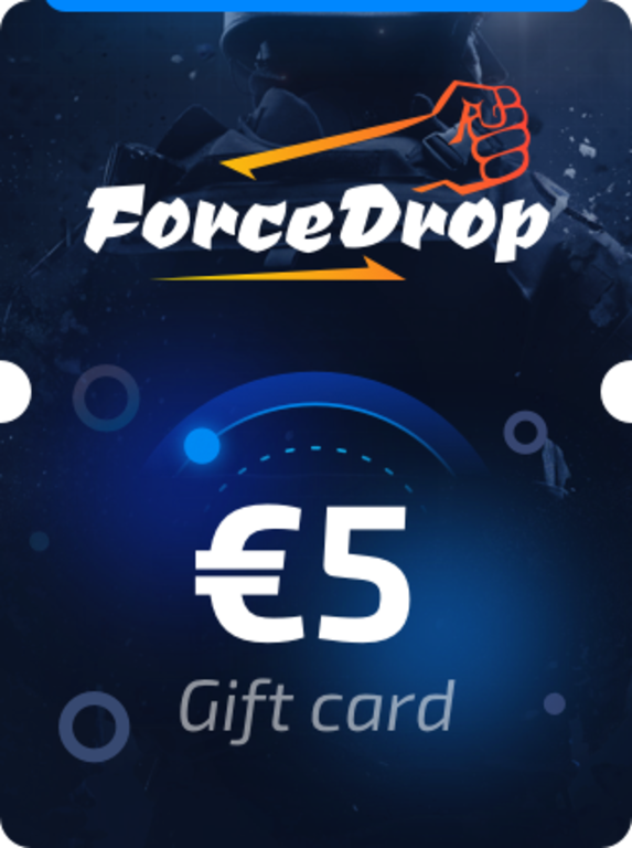 Forcedrop.gg Gift Card 5 EUR - Code GLOBAL - 1