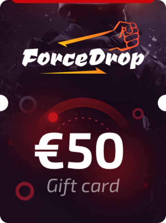 Forcedrop.gg Gift Card 50 EUR - Code GLOBAL - 1