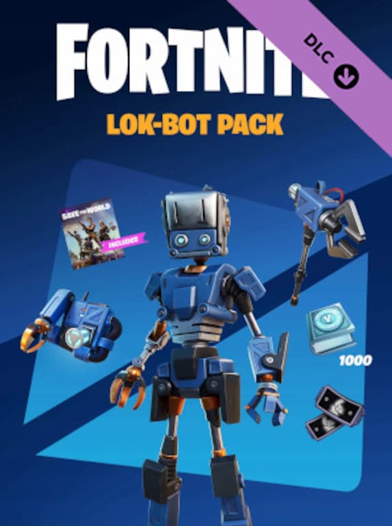 Fortnite - Lok-Bot Pack + 1000 V-Bucks (Xbox Series X/S) - Xbox Live Key - UNITED STATES - 1