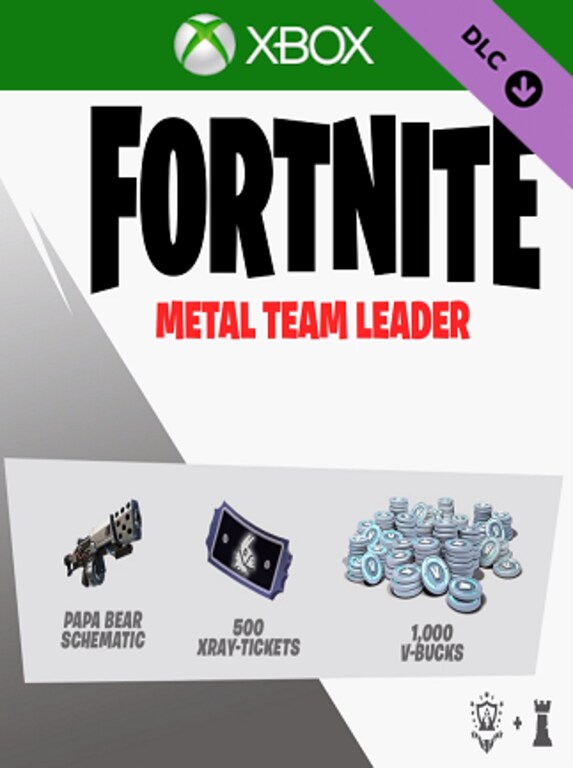 Buy Fortnite Metal Team Leader Pack Xbox One Key Bundle Eu 3533