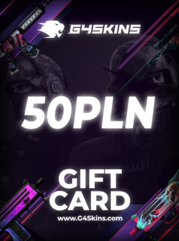 G4SKINS.com Gift Card 50 PLN - Key - GLOBAL - 1