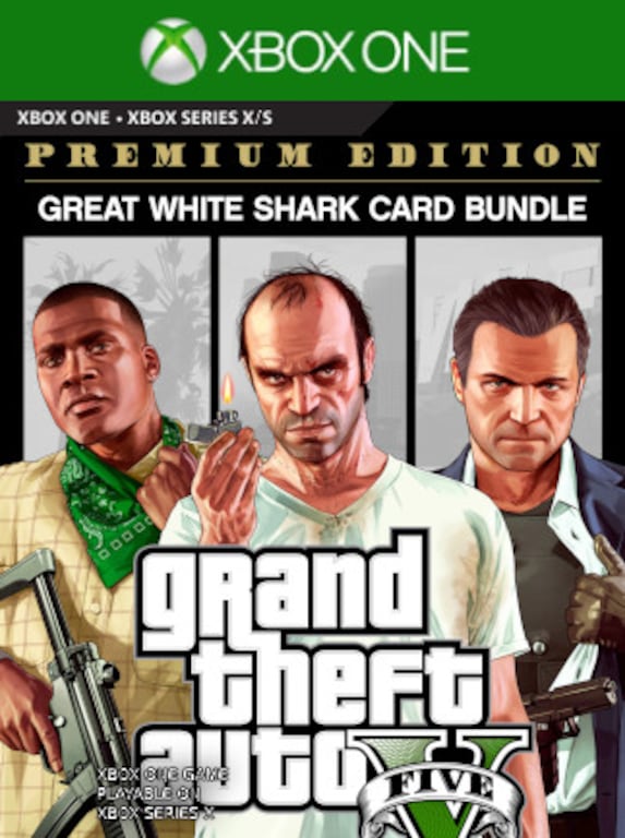 Cumpara Grand Theft Auto V Premium Edition & Great White Shark Card