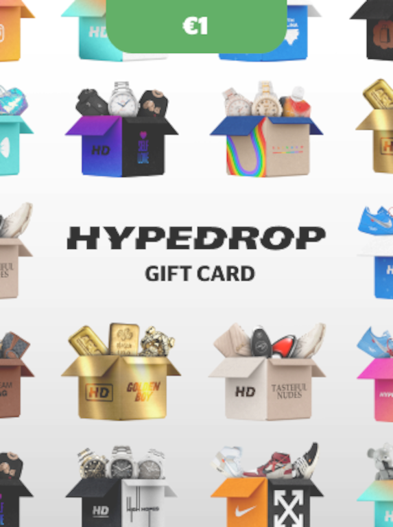 HypeDrop Gift Card 1 EUR Key EUROPE - 1