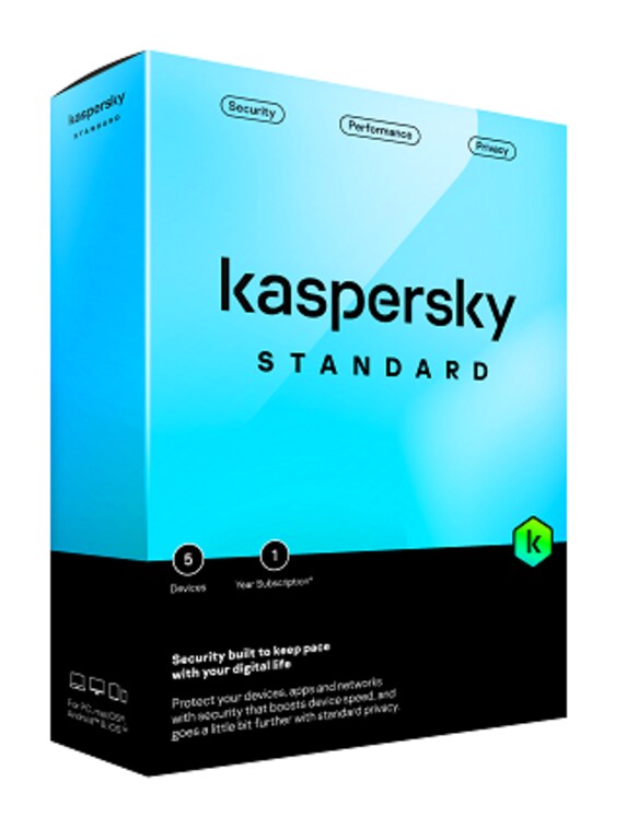 Kaspersky Standard 2022 (1 Device, 1 Year) - Kaspersky Key - UNITED KINGDOM - 1