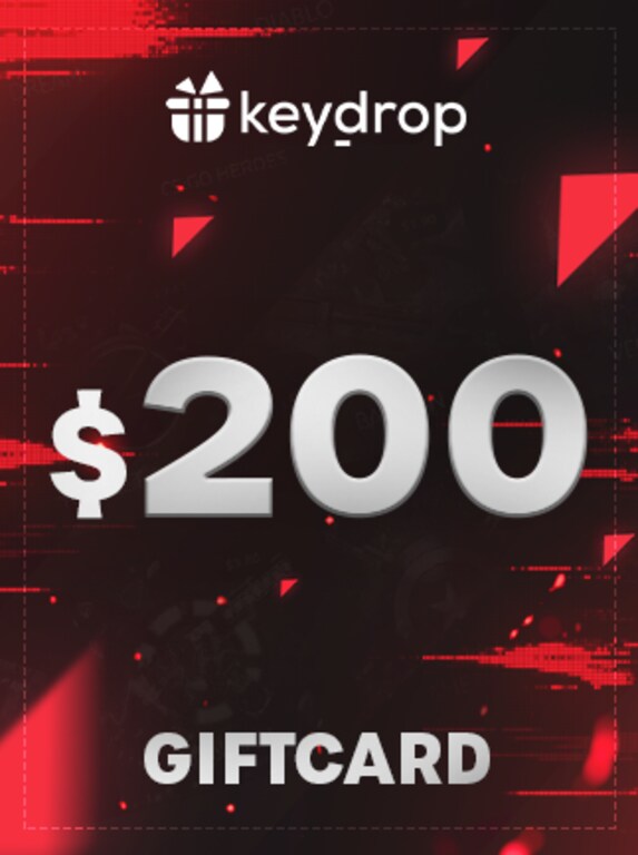 Key-Drop Gift Card 200 USD - Key-Drop Key - GLOBAL - 1