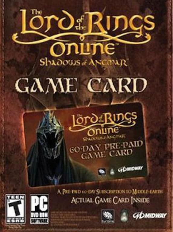 Lord of the Rings Online Time Card Prepaid 60 Days LOTRO EUROPE - 1