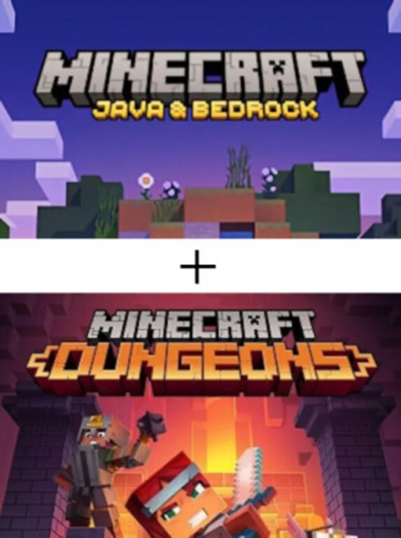 Compra Minecraft Java & Bedrock Edition + Dungeons (PC) Microsoft