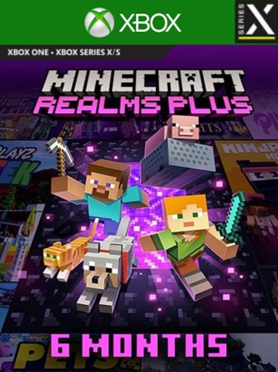 Minecraft Realms Plus Subscription 6 Months (Xbox One, Series X/S) - Xbox Live Key - GLOBAL - 1