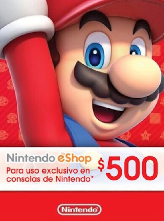 Nintendo eShop Card 500 MXN - Nintendo eShop Key - MEXICO - 1