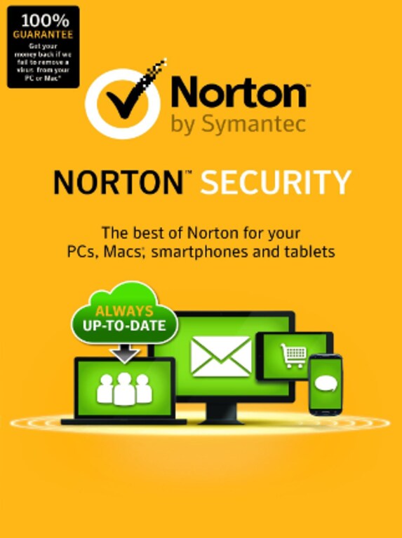 Norton Security + Backup 25 GB (10 Devices, 2 Years) - Symantec Key - EUROPE - 1