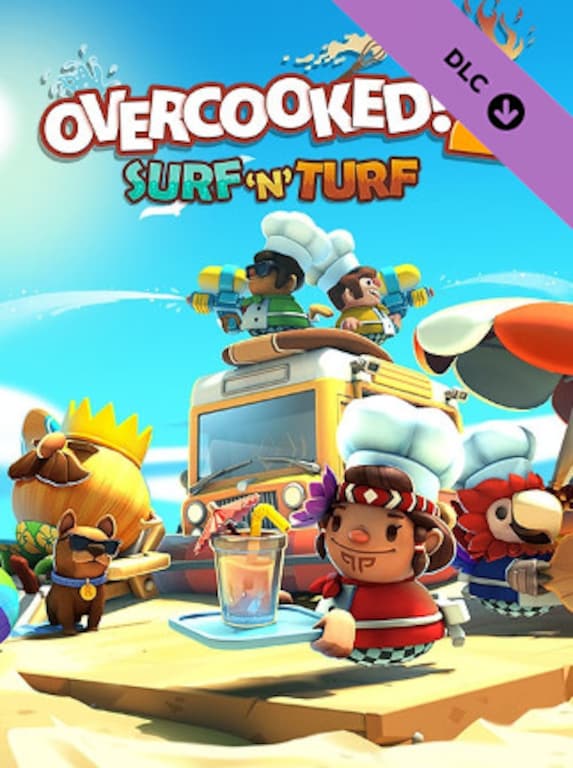 Overcooked! 2 - Surf 'n' Turf (PC) - Steam Key - GLOBAL - 1