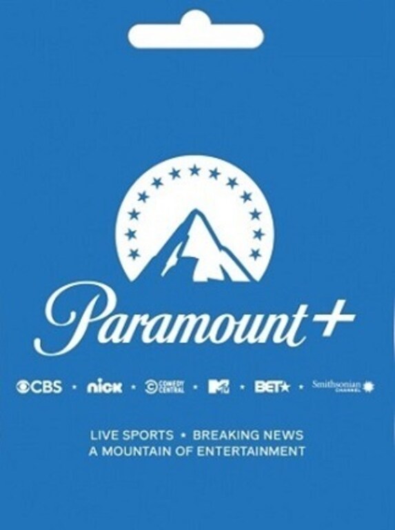 Paramount Plus Gift Card 100 USD - Paramount + Key - UNITED STATES - 1