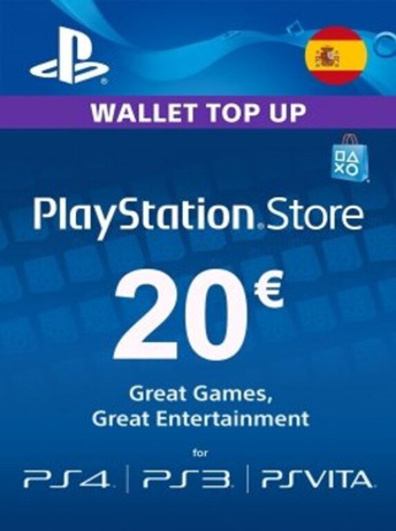 PlayStation Network Gift Card 20 EUR PSN SPAIN - 1