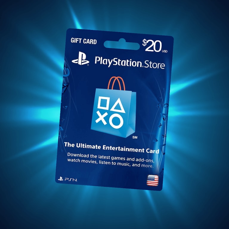 dine humor synder PlayStation Network - Buy 20 USD PSN Gift Card (US)