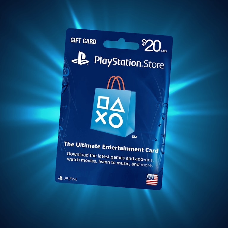 fuzzy vedtage trompet PlayStation Network - Buy 20 USD PSN Gift Card (US)