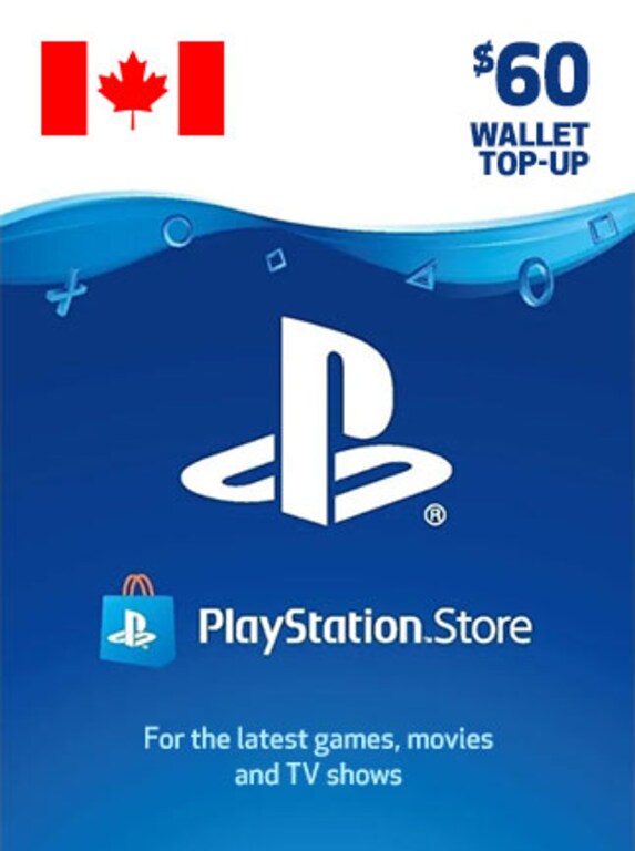 PlayStation Network Gift Card 60 CAD - PSN CANADA - 1