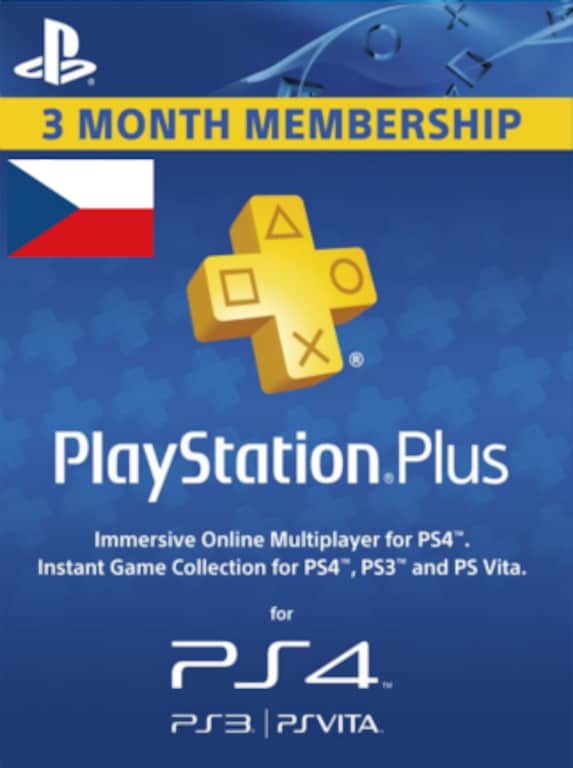 Playstation Plus CARD 90 Days PSN CZECH REPUBLIC - 1