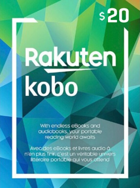 Rakuten Kobo eGift Card 20 USD - Kobo Key - For USD Currency Only - 1