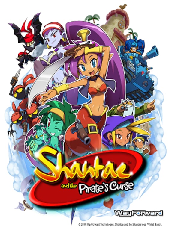 Shantae and the Pirate's Curse WII U Nintendo Nintendo eShop Key NORTH AMERICA - 1
