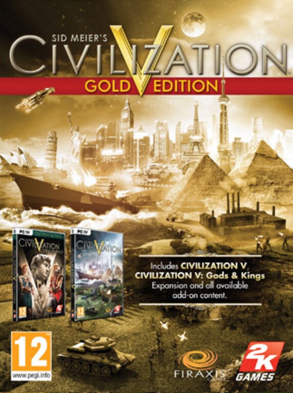 Sid Meier's Civilization V: Gold Edition (PC) - Steam Key - GLOBAL - 1