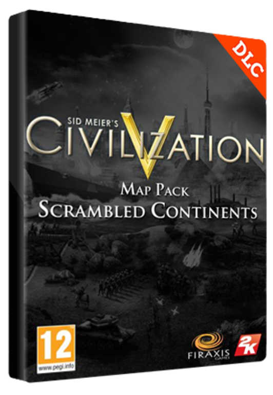 Sid Meier's Civilization V: Scrambled Continents Map Pack Steam Key GLOBAL - 1