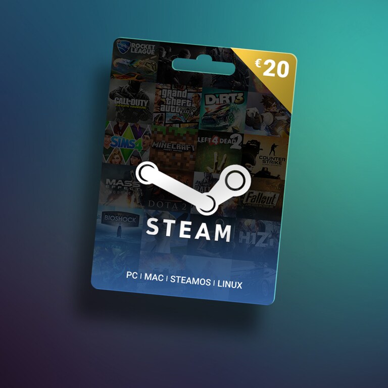 Steam Gift Card 20 EUR - Steam Key - For EUR Currency Only - Cheap - G2A.COM!