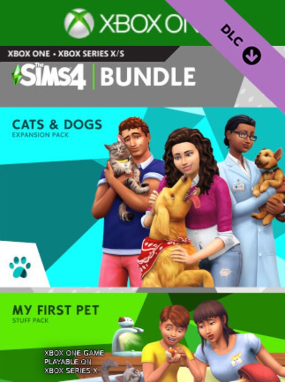 The Sims 4 Cats and Dogs Plus My First Pet Stuff Bundle (Xbox One) - Xbox Live Key - EUROPE - 1