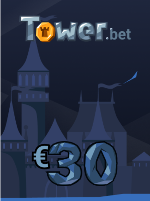 Tower.bet Gift Card 30 EUR in BTC - Tower.bet Key - GLOBAL - 1