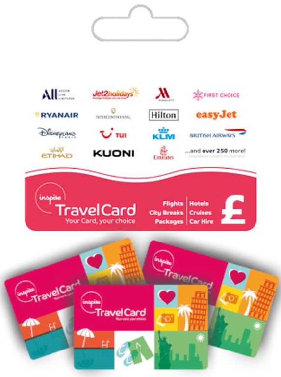TravelCard by Inspire 50 EUR - travelbyinspire Key - GLOBAL - 1