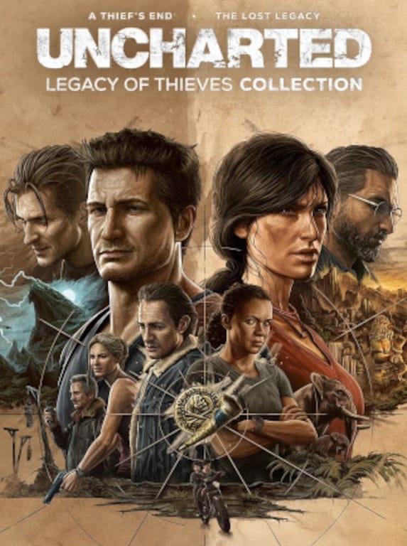 Uncharted: Legacy of Thieves Collection (PC) - Steam Key - ROW - 1