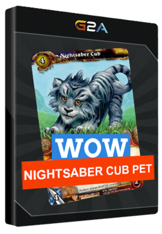 Buy World Of Warcraft Nightsaber Cub TCG Loot Code Cheap