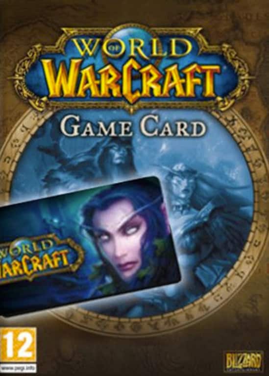 World Warcraft Game Time Card 30