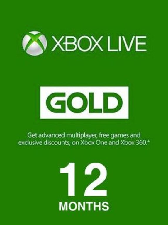 Xbox Live GOLD Subscription Card 12 Months - Xbox Live Key - UNITED KINGDOM - 1