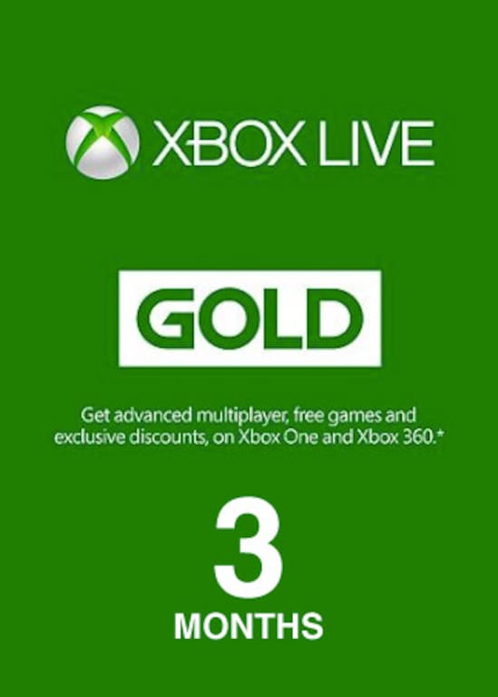 Xbox Live GOLD Subscription Card 3 Months Xbox Live EUROPE - 1