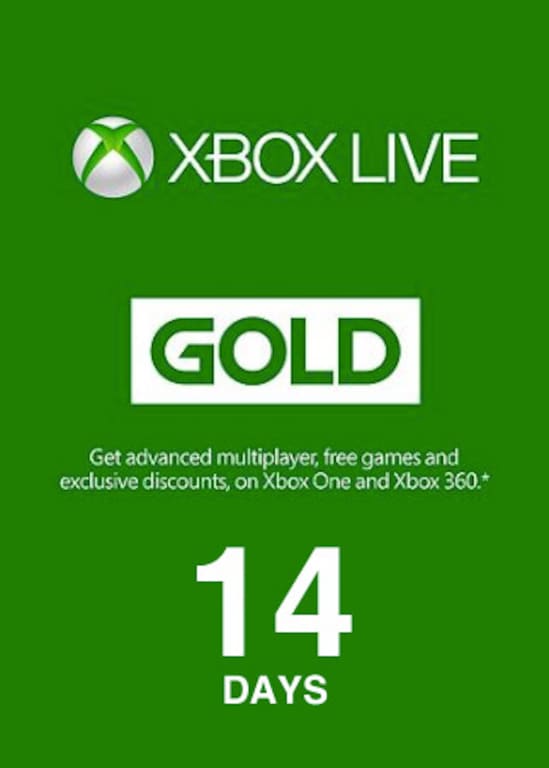 Xbox Live Gold Trial Code XBOX LIVE 14 Days Xbox Live GLOBAL - 1