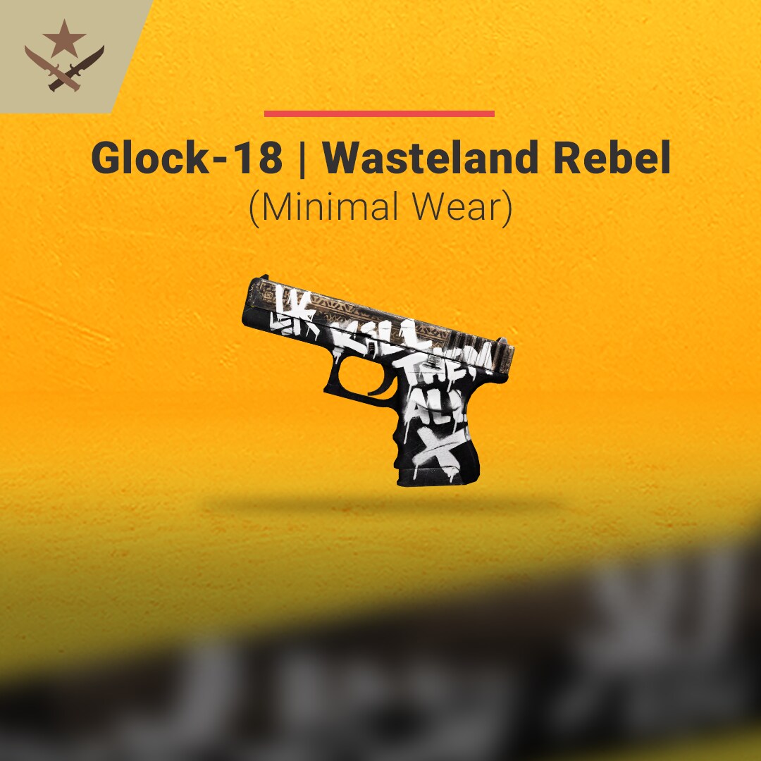 Glock-18 | Wasteland Rebel (Minimal Wear)