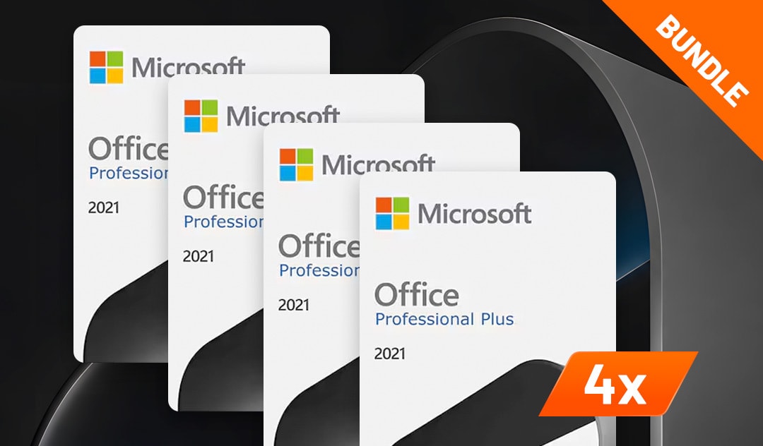Office 2021 Professional Plus x4 Bundle - Professional Plus PC