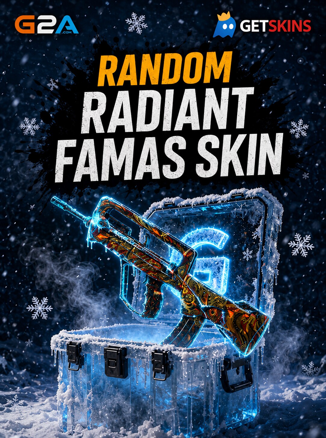 Counter Strike 2 RANDOM RADIANT FAMAS SKIN